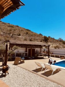 New outdoor kitchen
